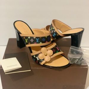 Louis Vuitton Monogram Multicolor Sandal 41
